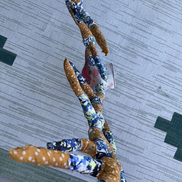 32" HUGE Fabric Deer Head Wall Decor Boho Shabby Chic Cottage Farmhouse Art - Picture 11 of 12